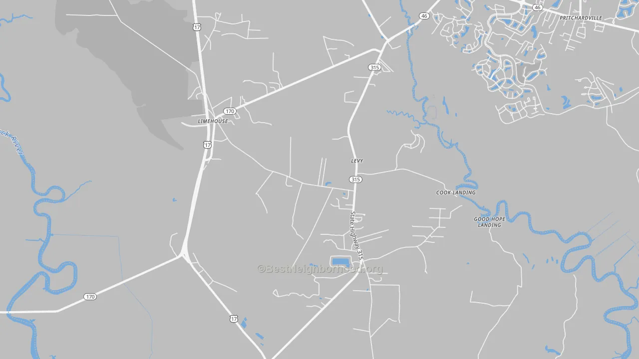 Transit Grade map of Limehouse, SC