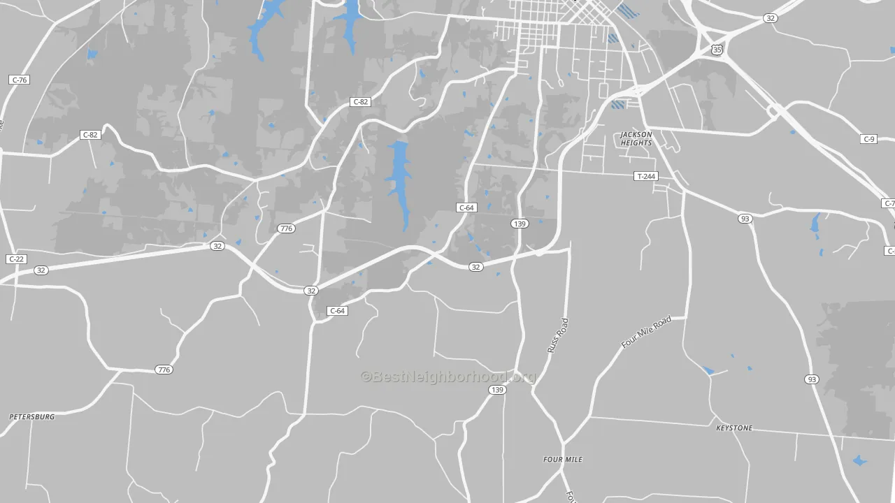Transit Grade map of Limerick, OH