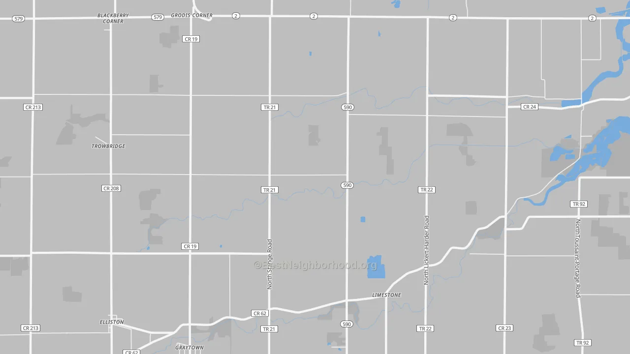 Transit Grade map of Limestone, OH