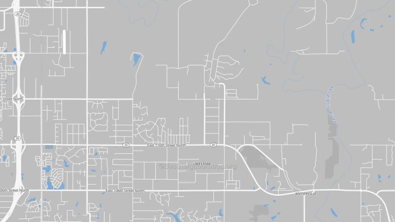 Transit Grade map of Limestone, OK
