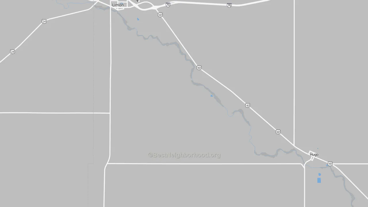 Transit Grade map of Lincoln County, CO