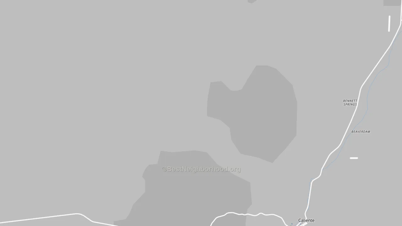 Transit Grade map of Lincoln County, NV
