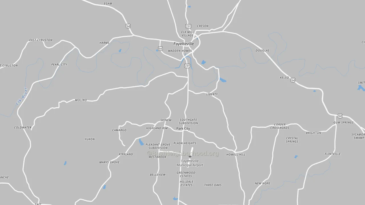 Transit Grade map of Lincoln County, TN