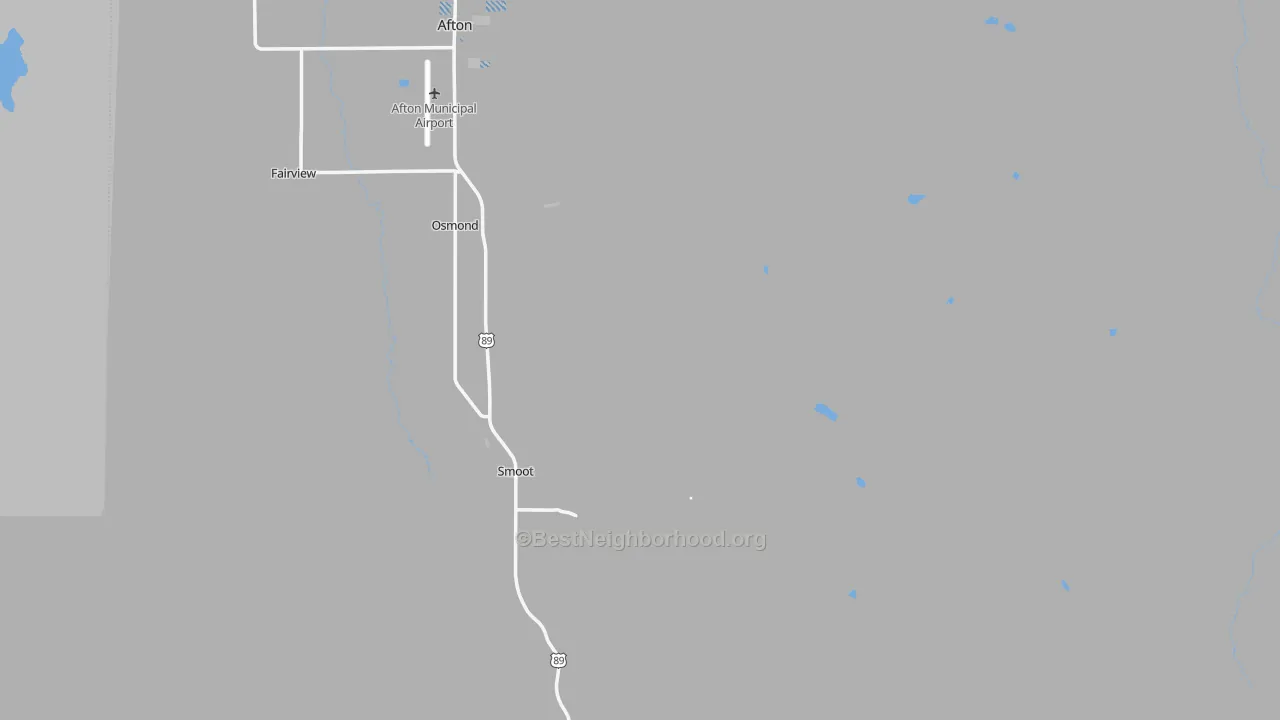 Transit Grade map of Lincoln County, WY