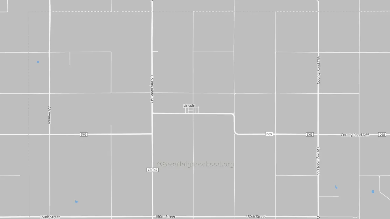 Transit Grade map of Lincoln, IA
