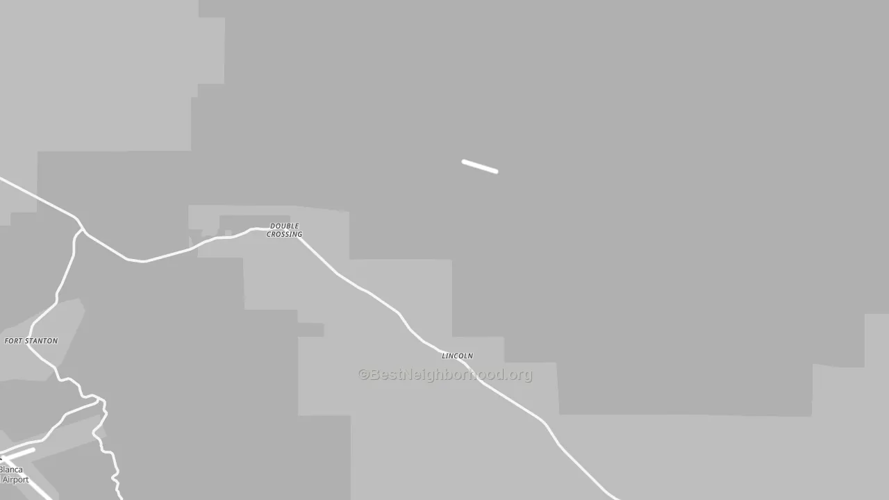 Transit Grade map of Lincoln, NM