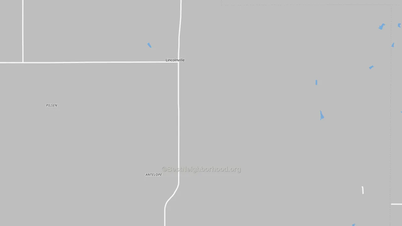 Transit Grade map of Lincolnville, KS
