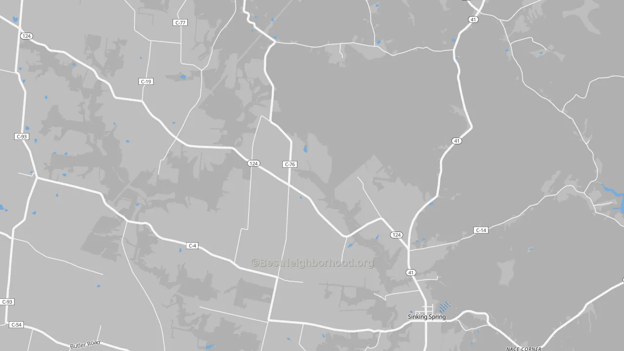 Transit Grade map of Lincolnville, OH