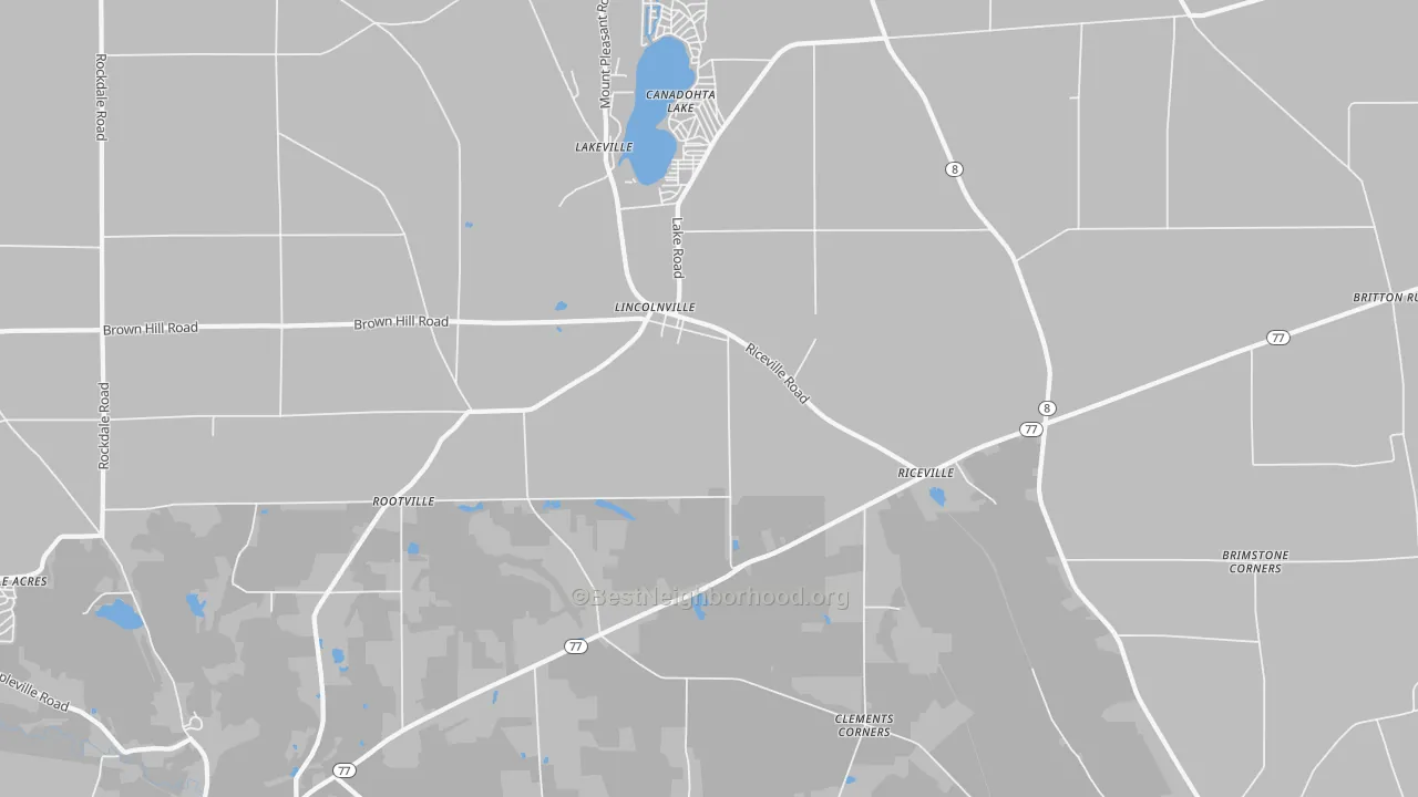 Transit Grade map of Lincolnville, PA