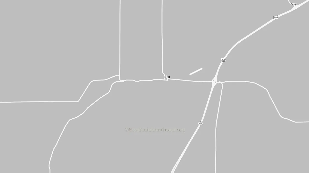 Transit Grade map of Lind, WA