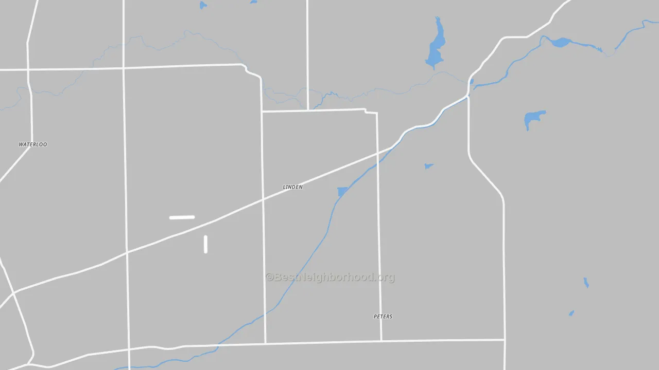 Transit Grade map of Linden, CA
