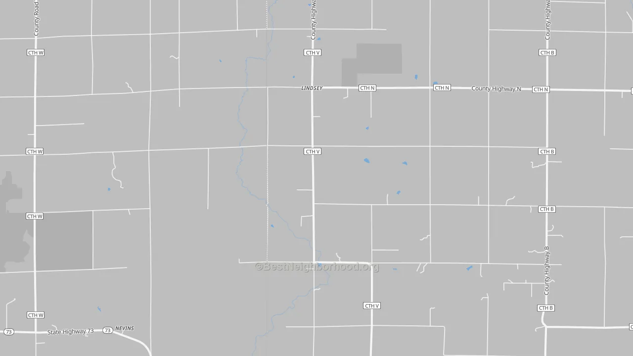 Transit Grade map of Lindsey, WI