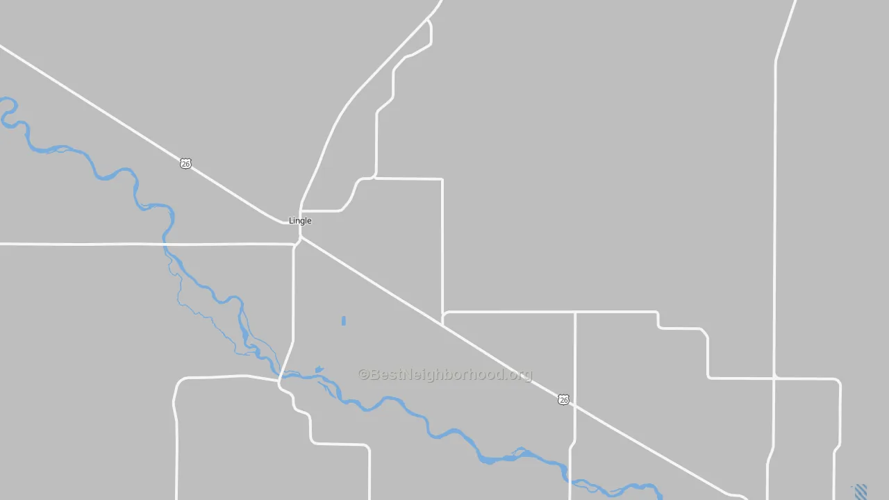 Transit Grade map of Lingle, WY