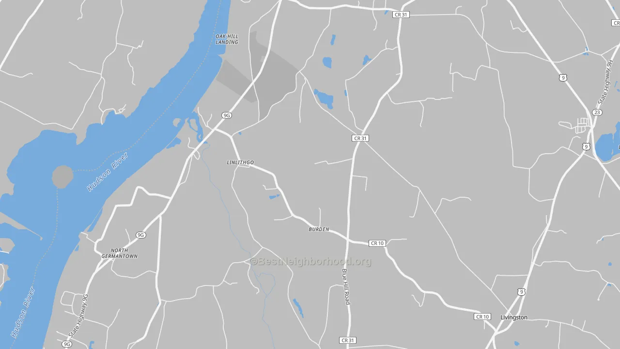 Transit Grade map of Linlithgo, NY