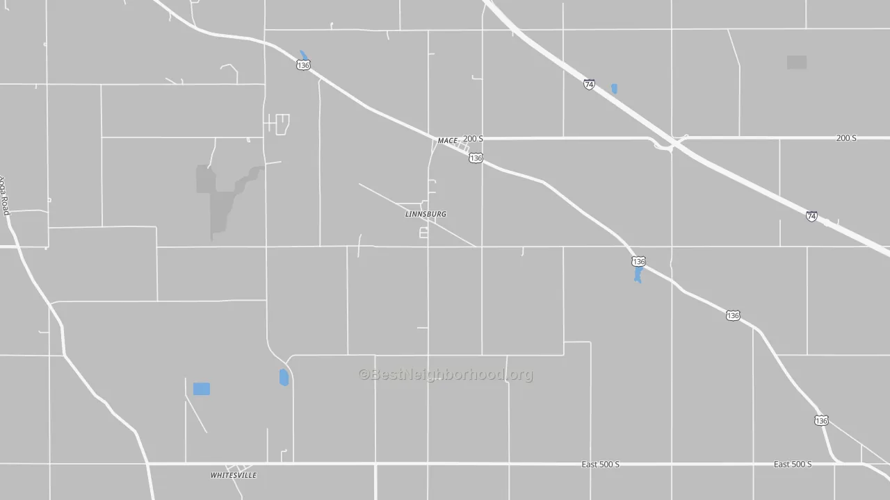 Transit Grade map of Linnsburg, IN