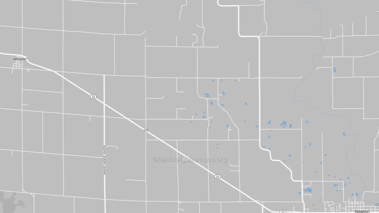 Transit Grade map of Lis, IL