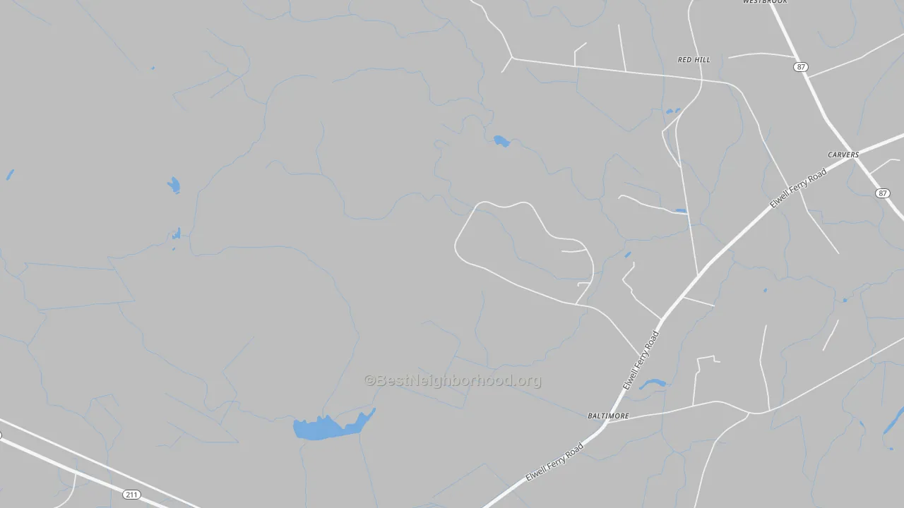 Transit Grade map of Lisbon, NC