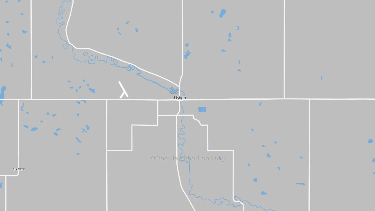 Transit Grade map of Lisbon, ND