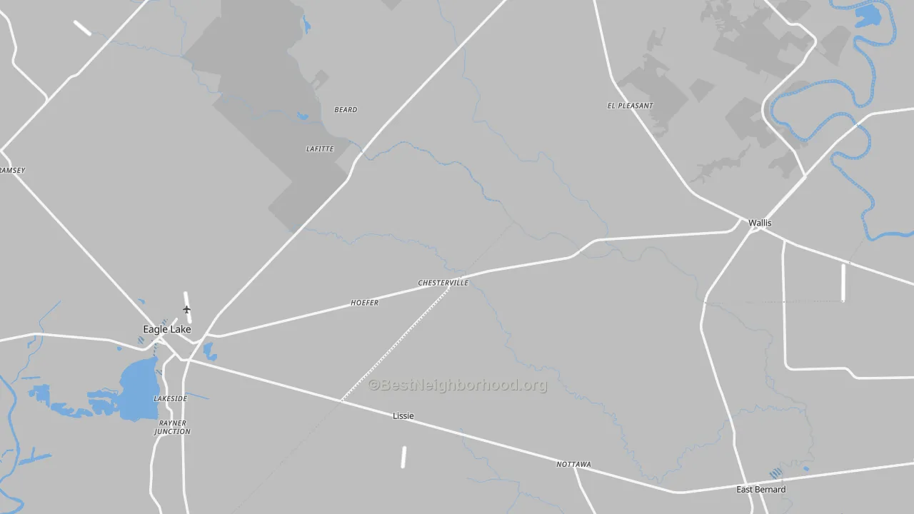Transit Grade map of Lissie, TX