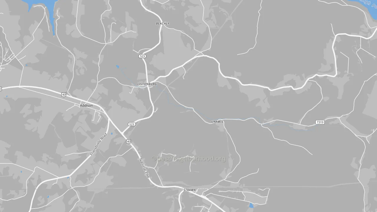 Transit Grade map of Listonburg, PA