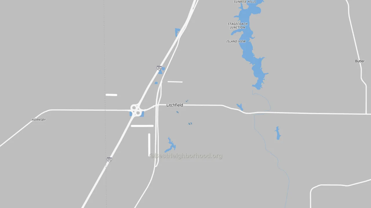 Transit Grade map of Litchfield, IL