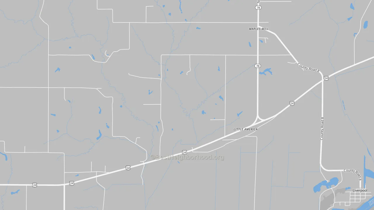 Transit Grade map of Little America, IL