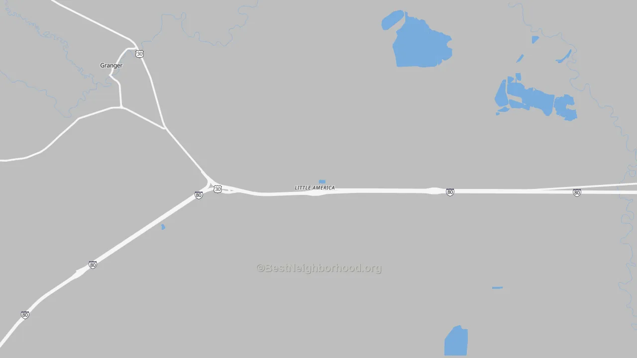Transit Grade map of Little America, WY