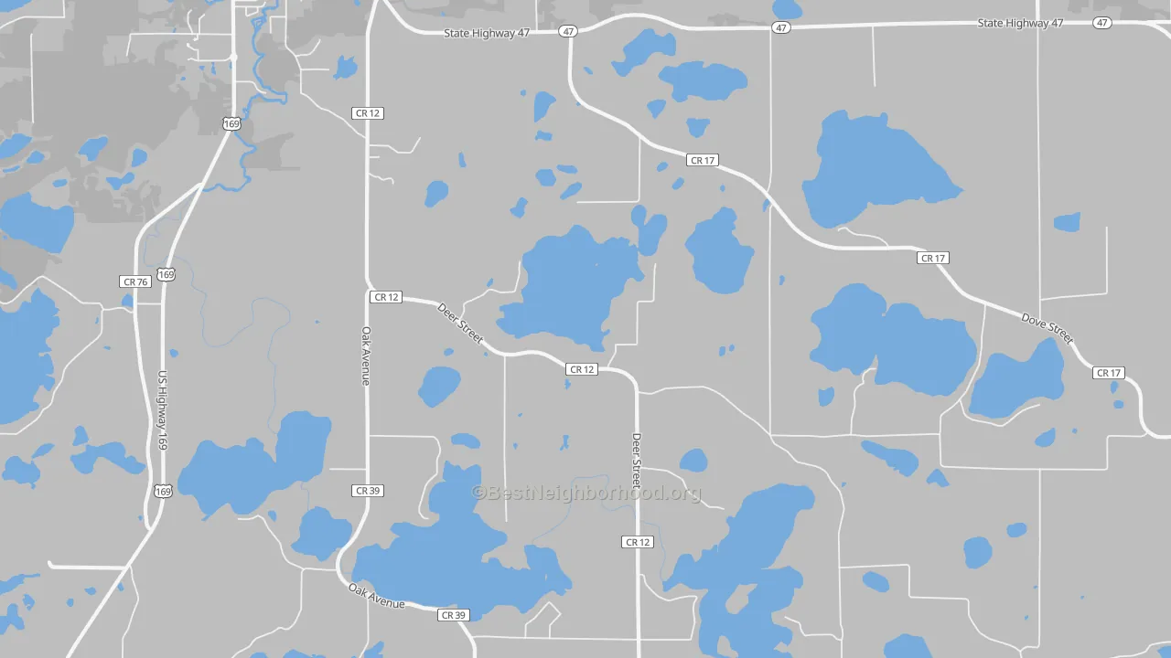 Transit Grade map of Little Pine, MN