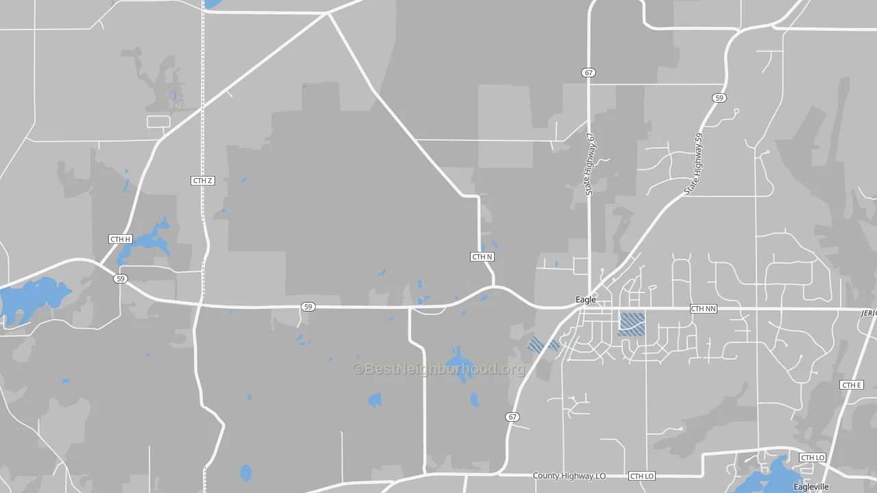 Transit Grade map of Little Prairie, WI