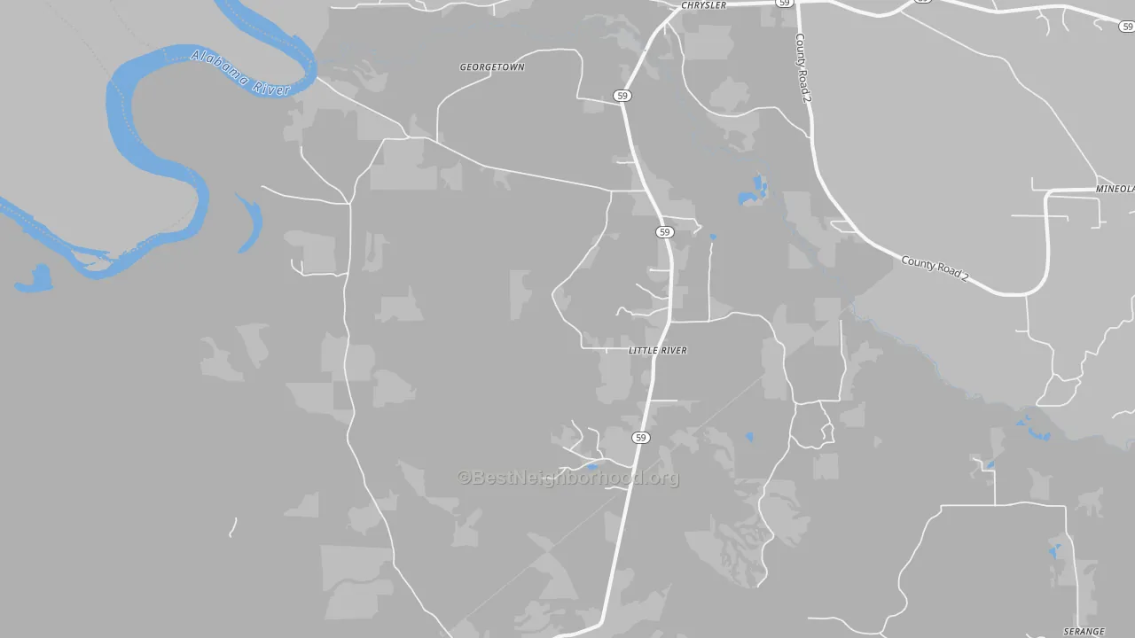 Transit Grade map of Little River, AL