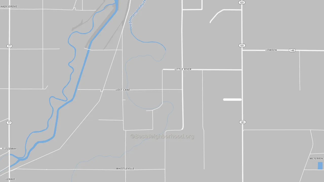 Transit Grade map of Little River, AR
