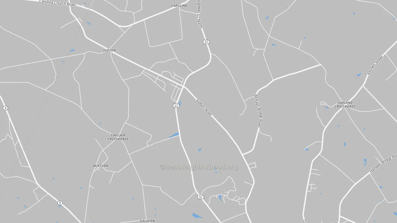 Transit Grade map of Little Rock, SC
