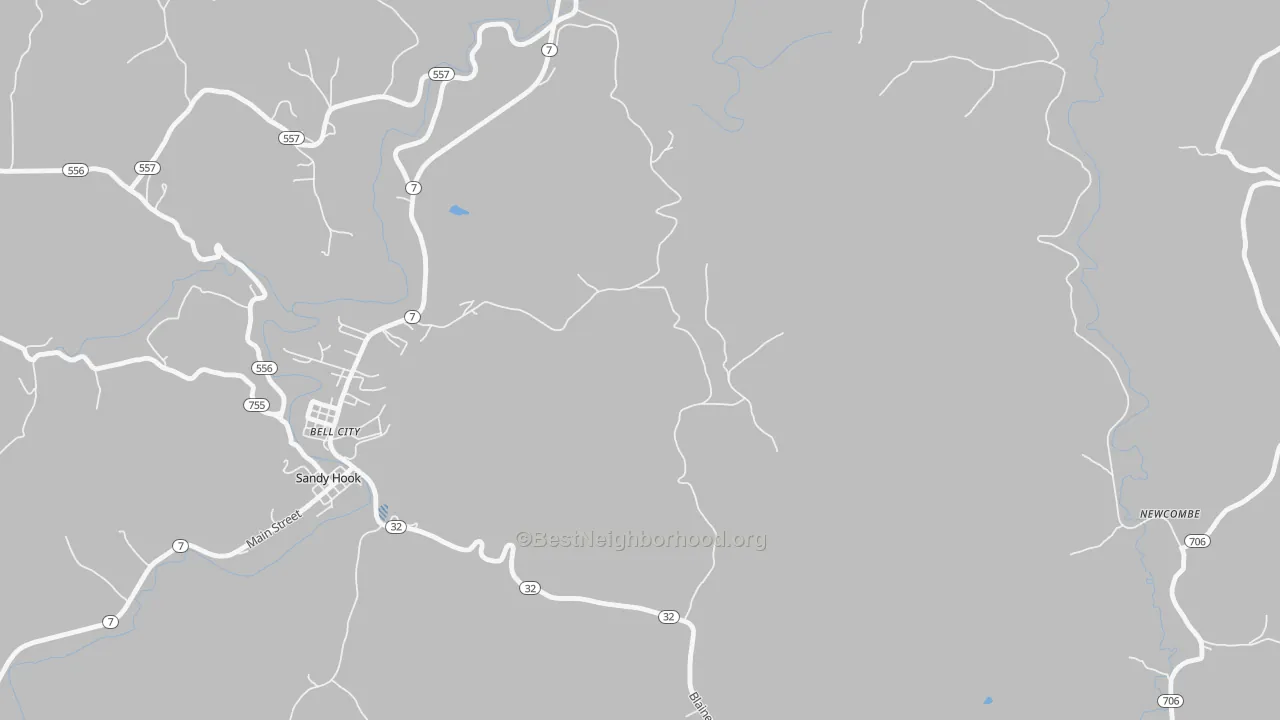 Transit Grade map of Little Sandy, KY