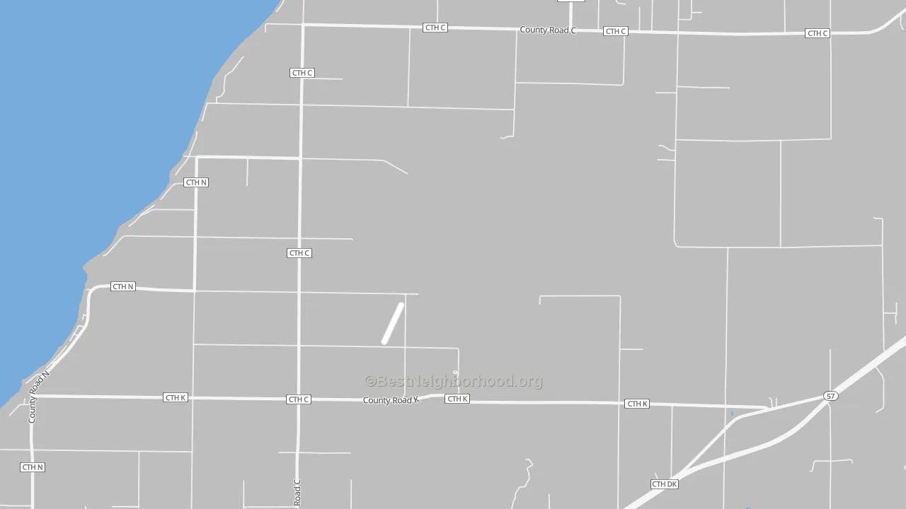 Transit Grade map of Little Sturgeon, WI