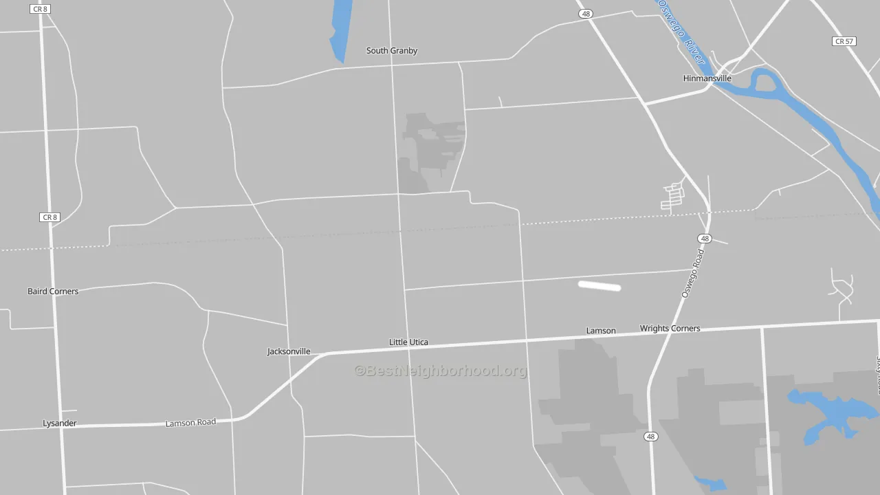 Transit Grade map of Little Utica, NY