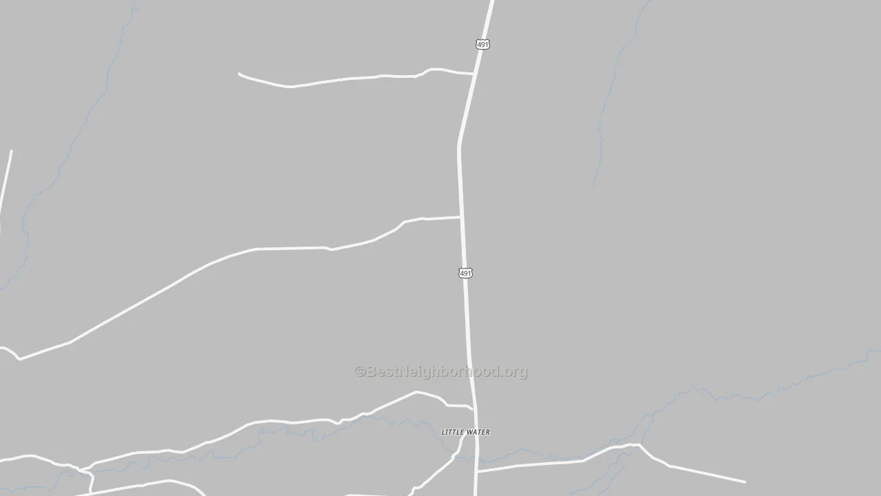 Transit Grade map of Little Water, NM