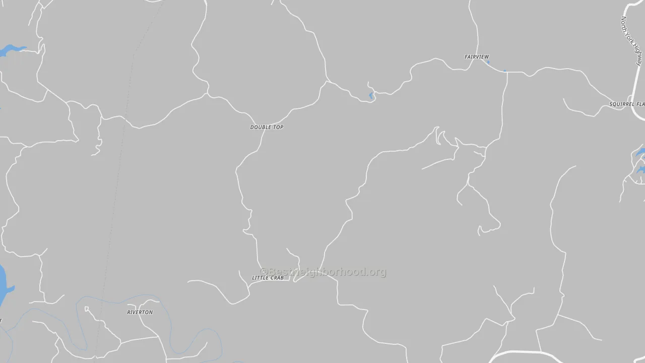 Transit Grade map of Littlecrab, TN
