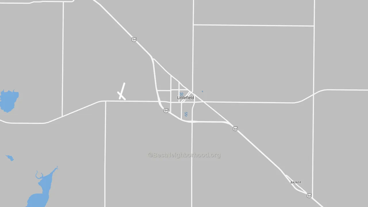 Transit Grade map of Littlefield, TX