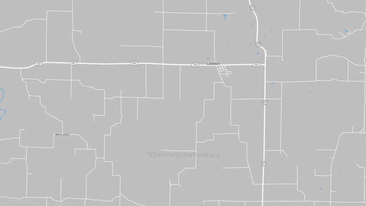 Transit Grade map of Littleton, IL