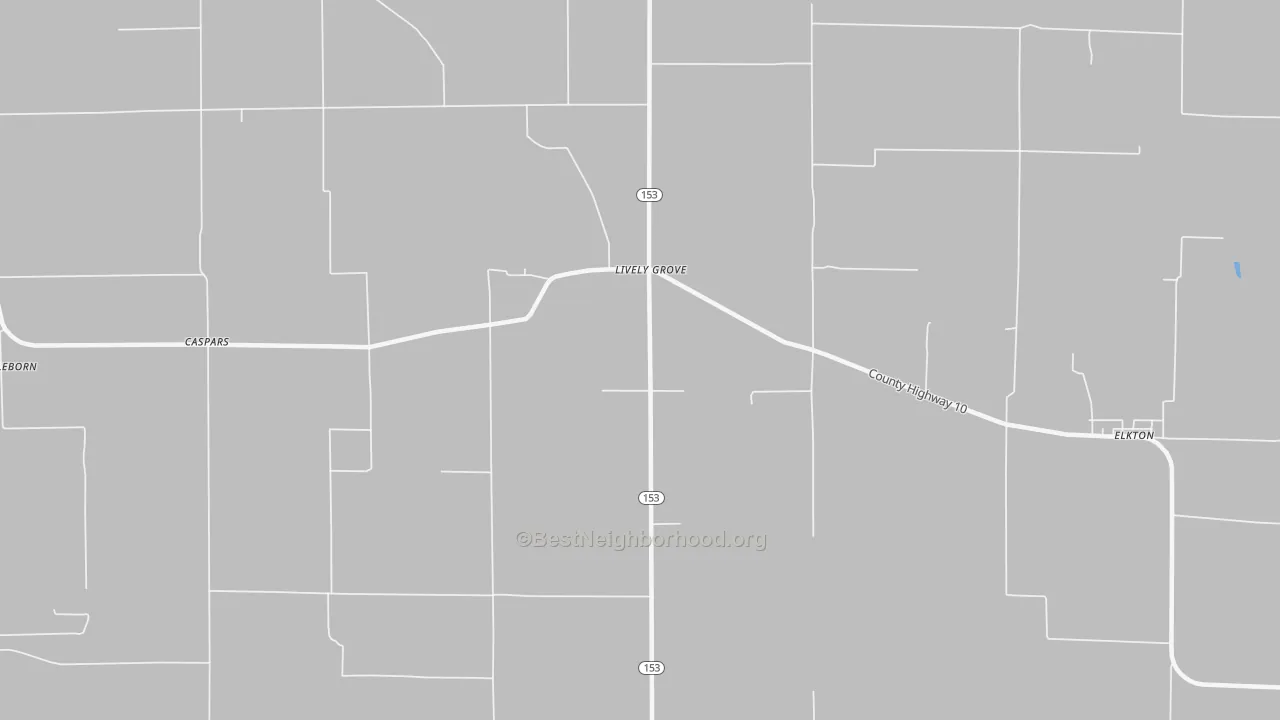 Transit Grade map of Lively Grove, IL