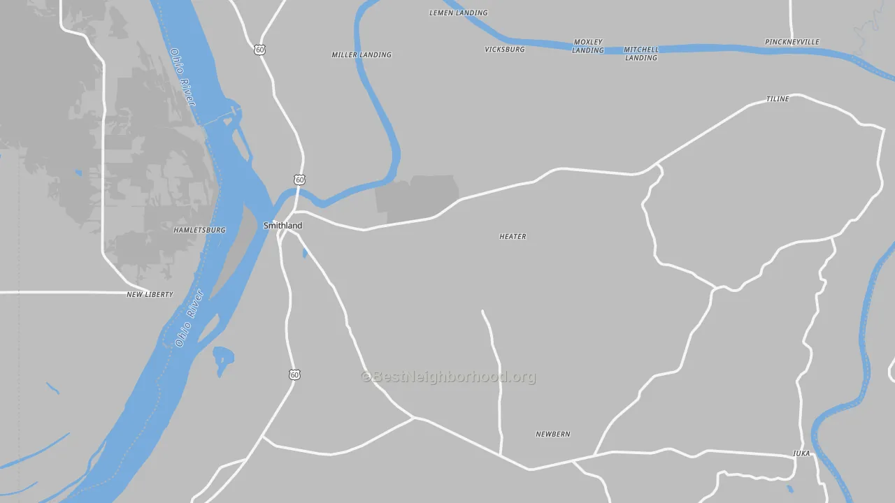 Transit Grade map of Livingston County, KY