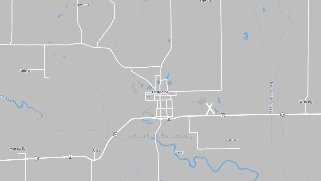 Transit Grade map of Livingston County, MO