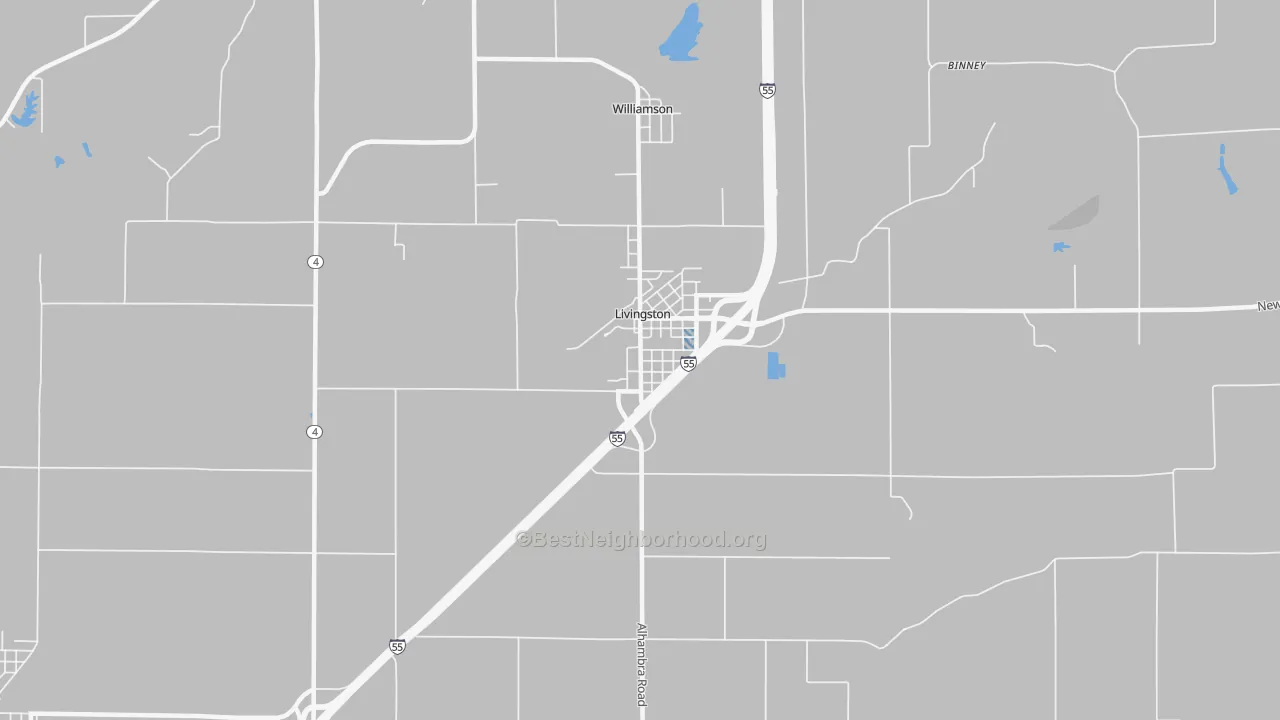Transit Grade map of Livingston, IL