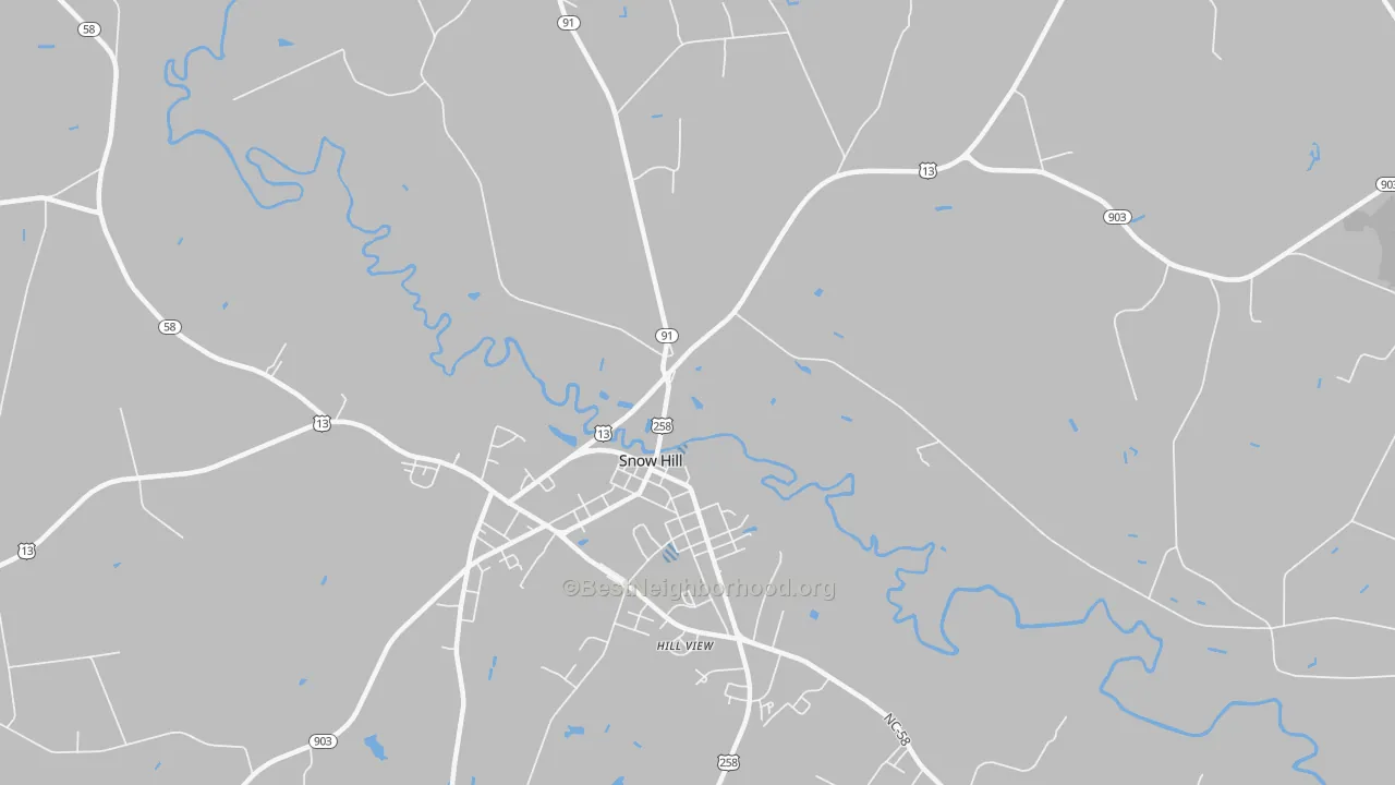 Transit Grade map of Lizzie, NC