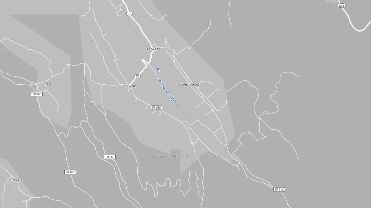Transit Grade map of Llano Largo, NM