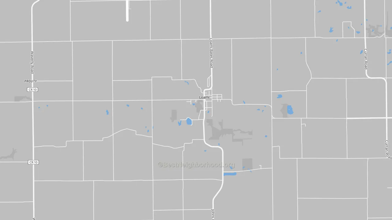 Transit Grade map of Loami, IL