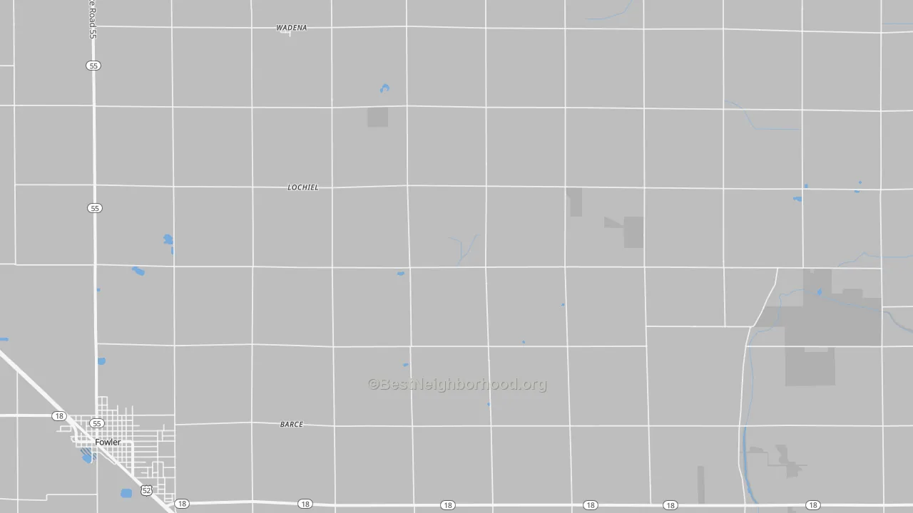 Transit Grade map of Lochiel, IN