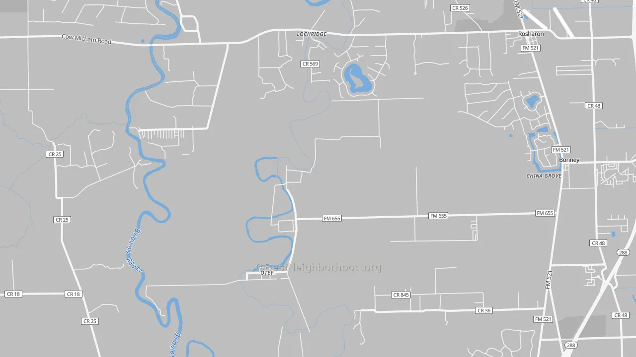 Transit Grade map of Lochridge, TX