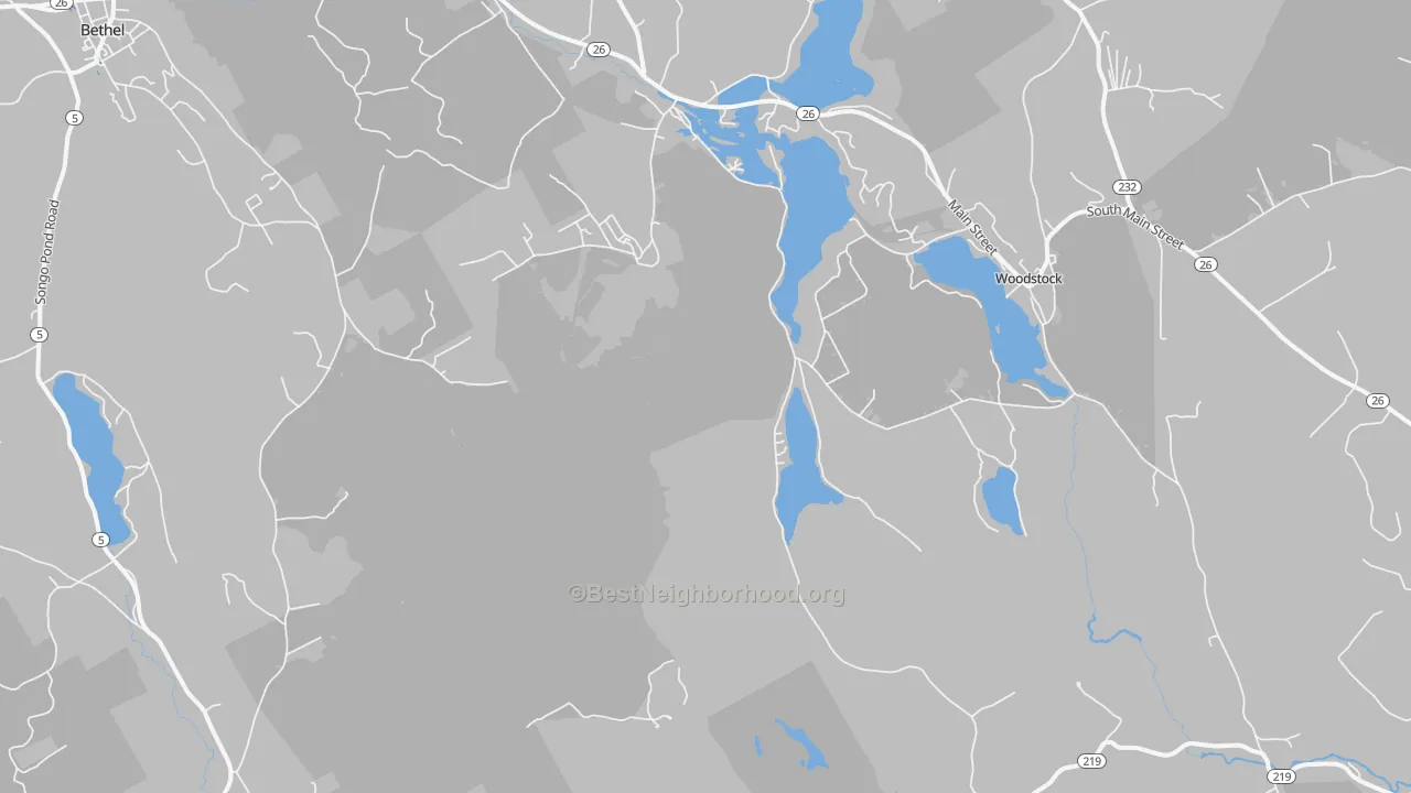 Transit Grade map of Locke Mills, ME