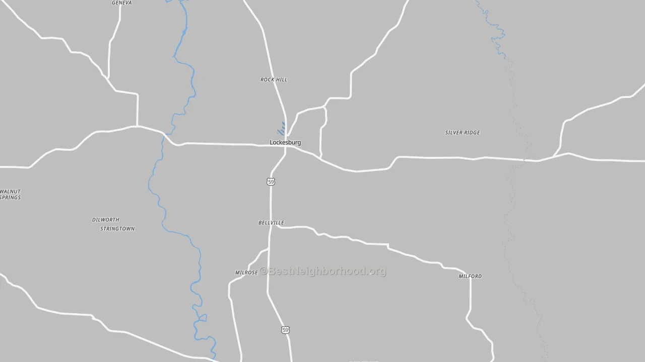 Transit Grade map of Lockesburg, AR